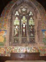 East Window and Traquair mural (click to enlarge)